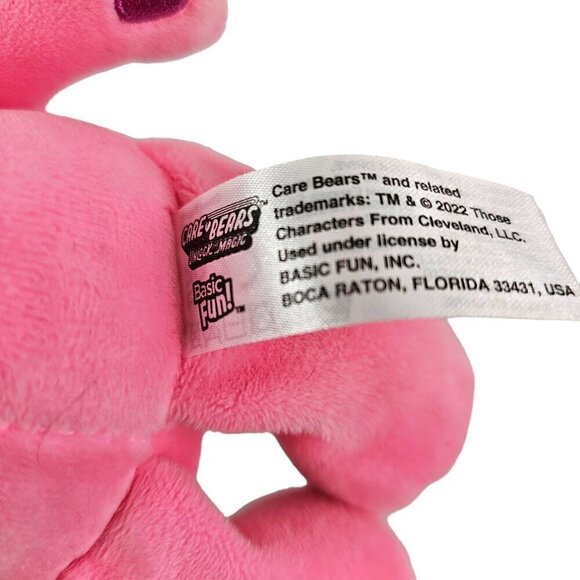 Care Bears Cheer Bear 9” Pink Teddy Bear Soft Stuffed Plush Toy Animal - Picture 5 of 10